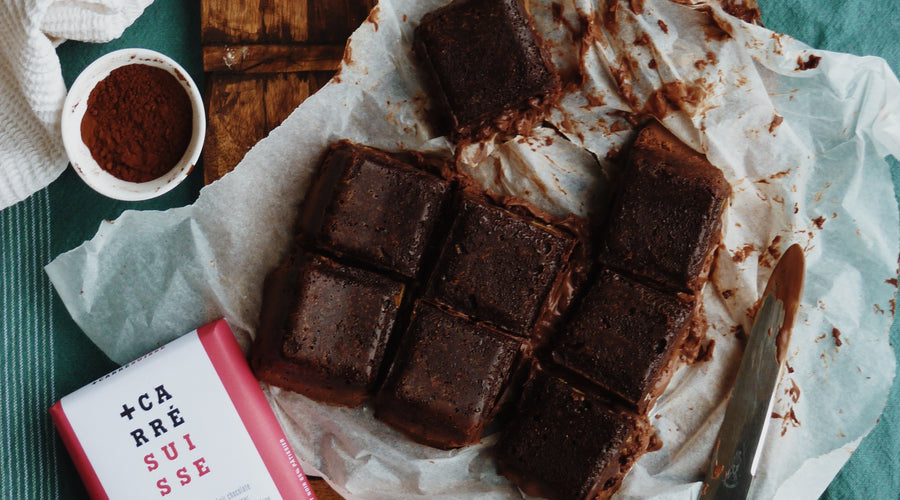 Double-layer brownies