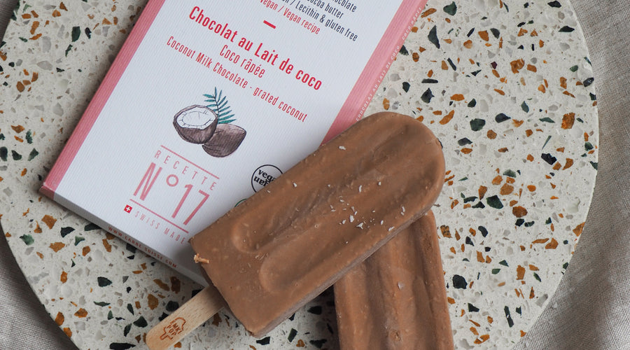 Vegan coconut chocolate ice cream by Carré Suisse: a first !