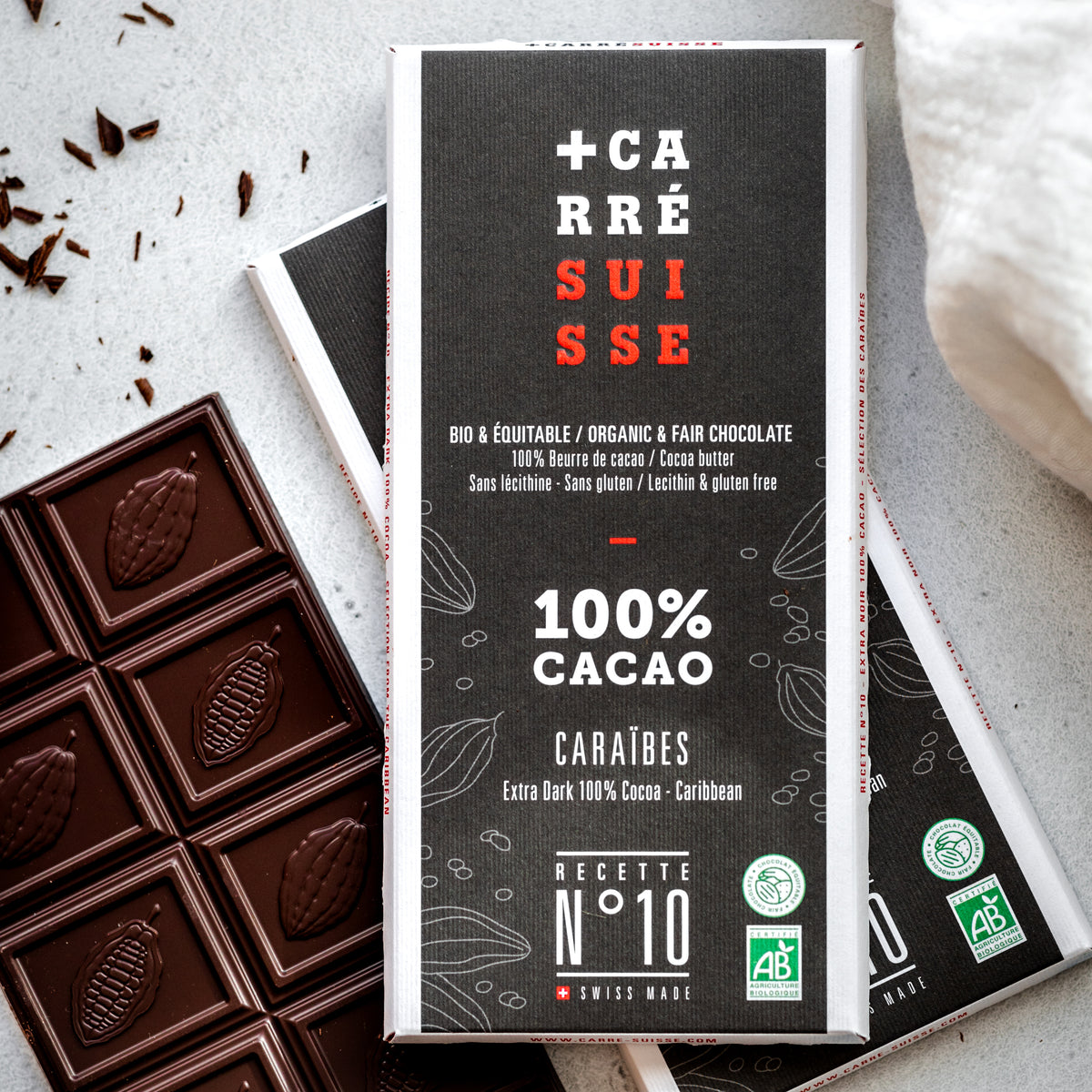 Tablette de chocolat à 65% de cacao diététique au maltitol special  diabètique, 100g - Cellier du Périgord