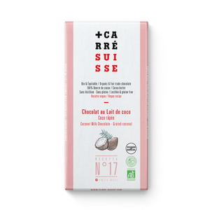 N°17 • Tablette chocolat au lait de coco, coco râpée (bio)